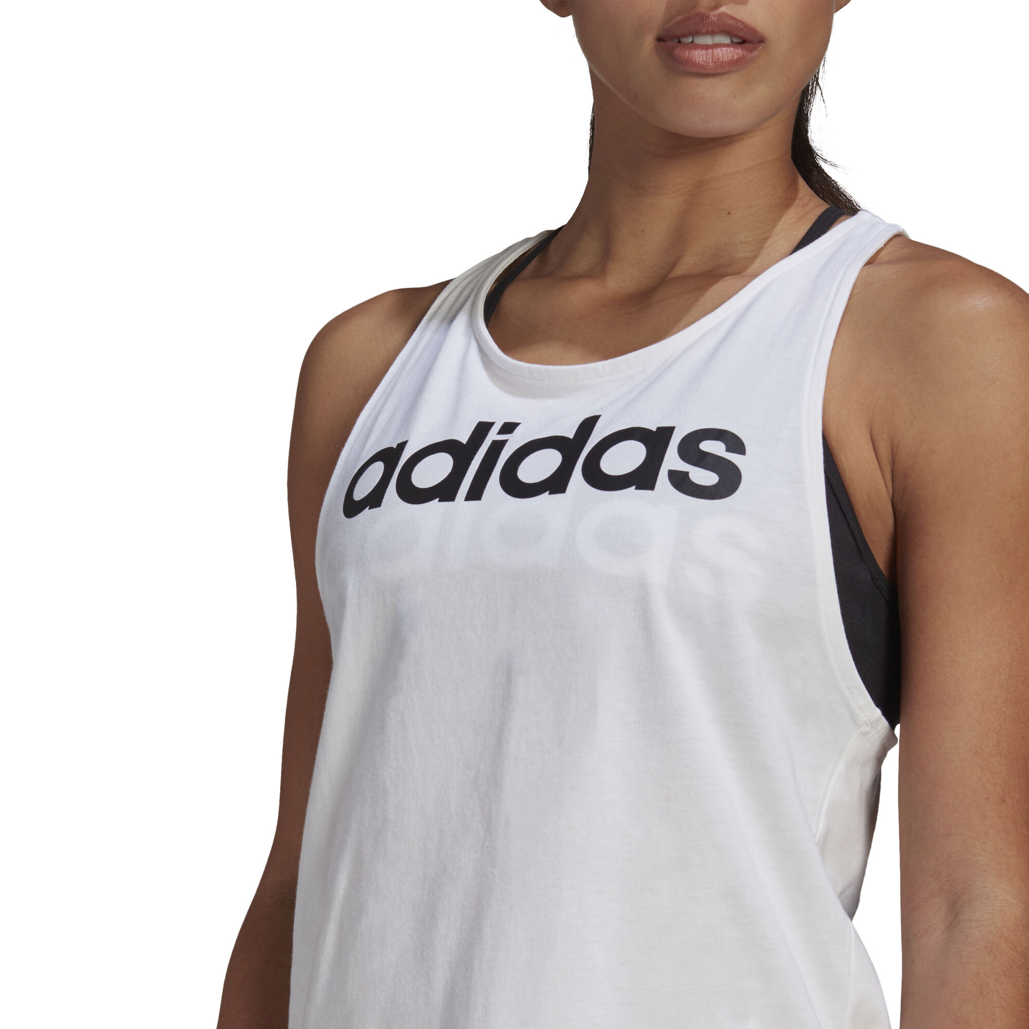 Buy adidas Linear Tank Top Women White Black online Tennis Point UK