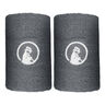 Long Wristband - 2 Pack Unisex-dark grey, white
