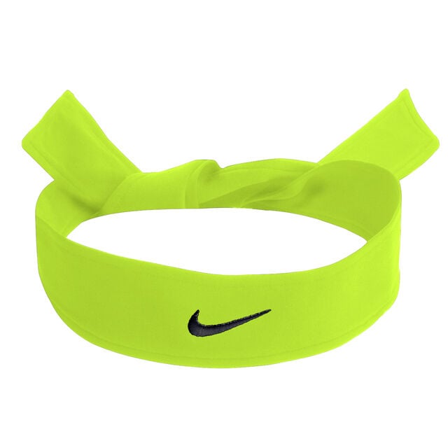 buy Nike DriFit Head Tie 2.0 Headband Neon Yellow, Black online