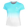 Crew Gradiant T-Shirt Women-Turquoise,White