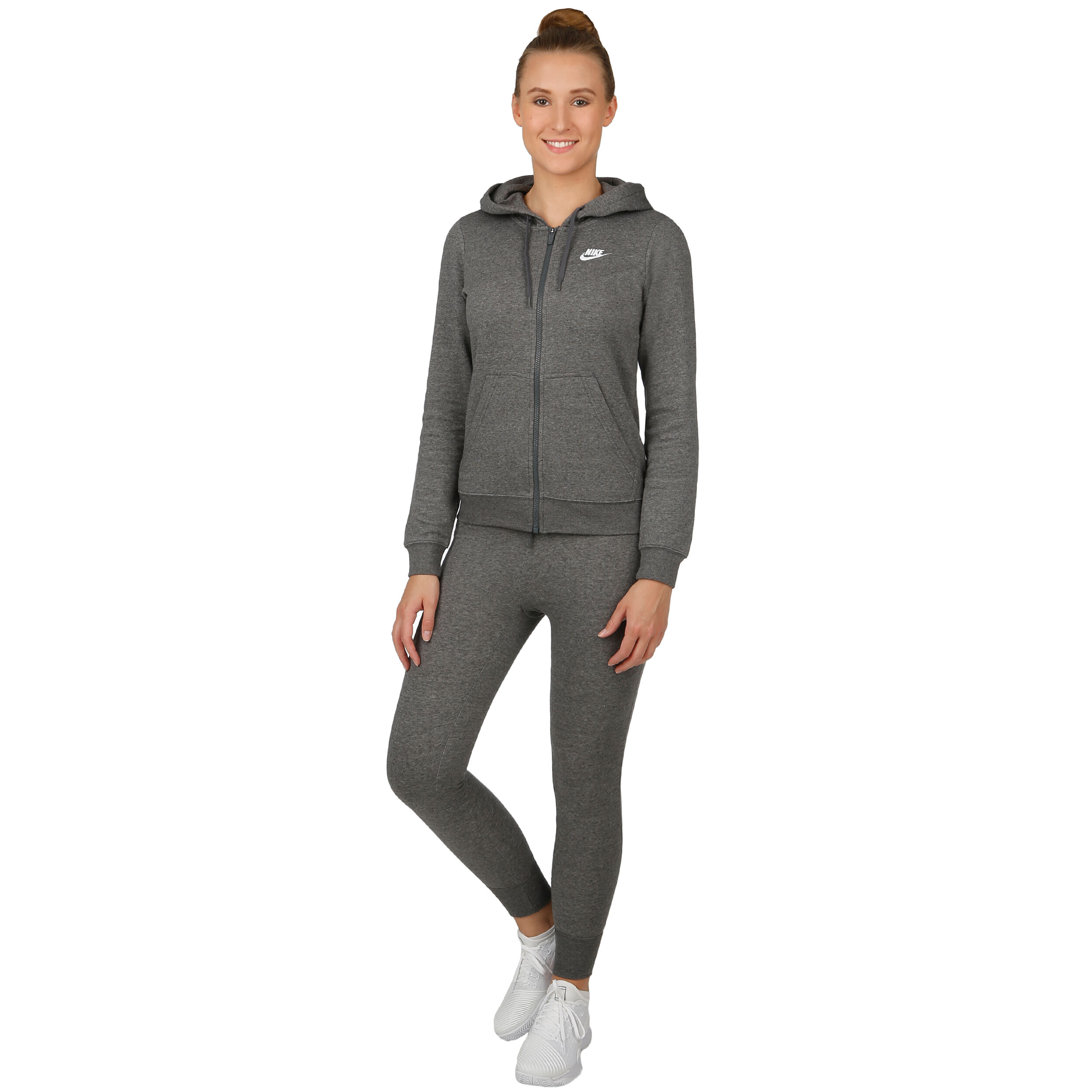 Womens grey nike tracksuit new arrivals