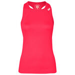 ASICS Clothing ASICS Club Tank Top Women-Coral,White