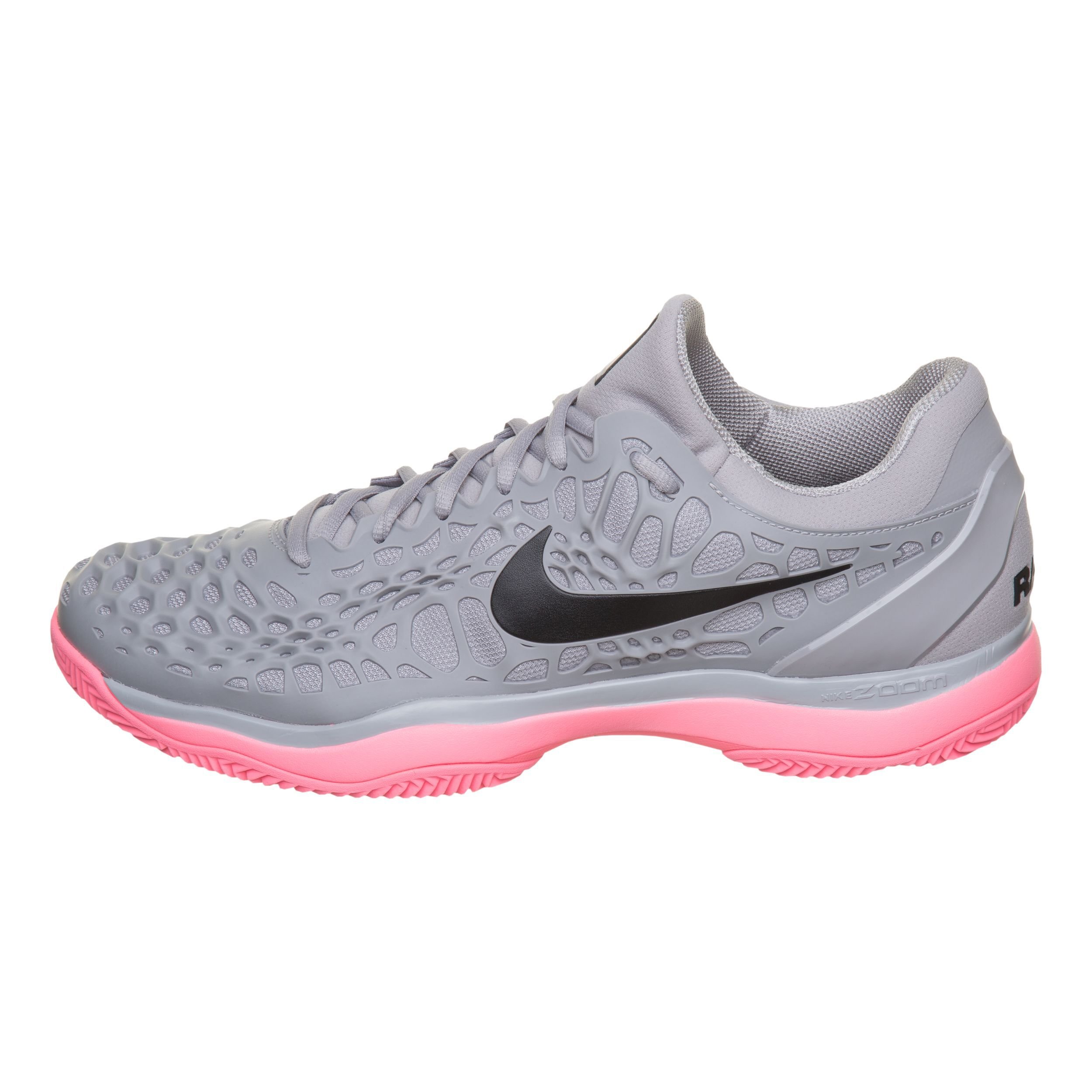 Nike air zoom cage on sale 3 grey/pink men's shoe