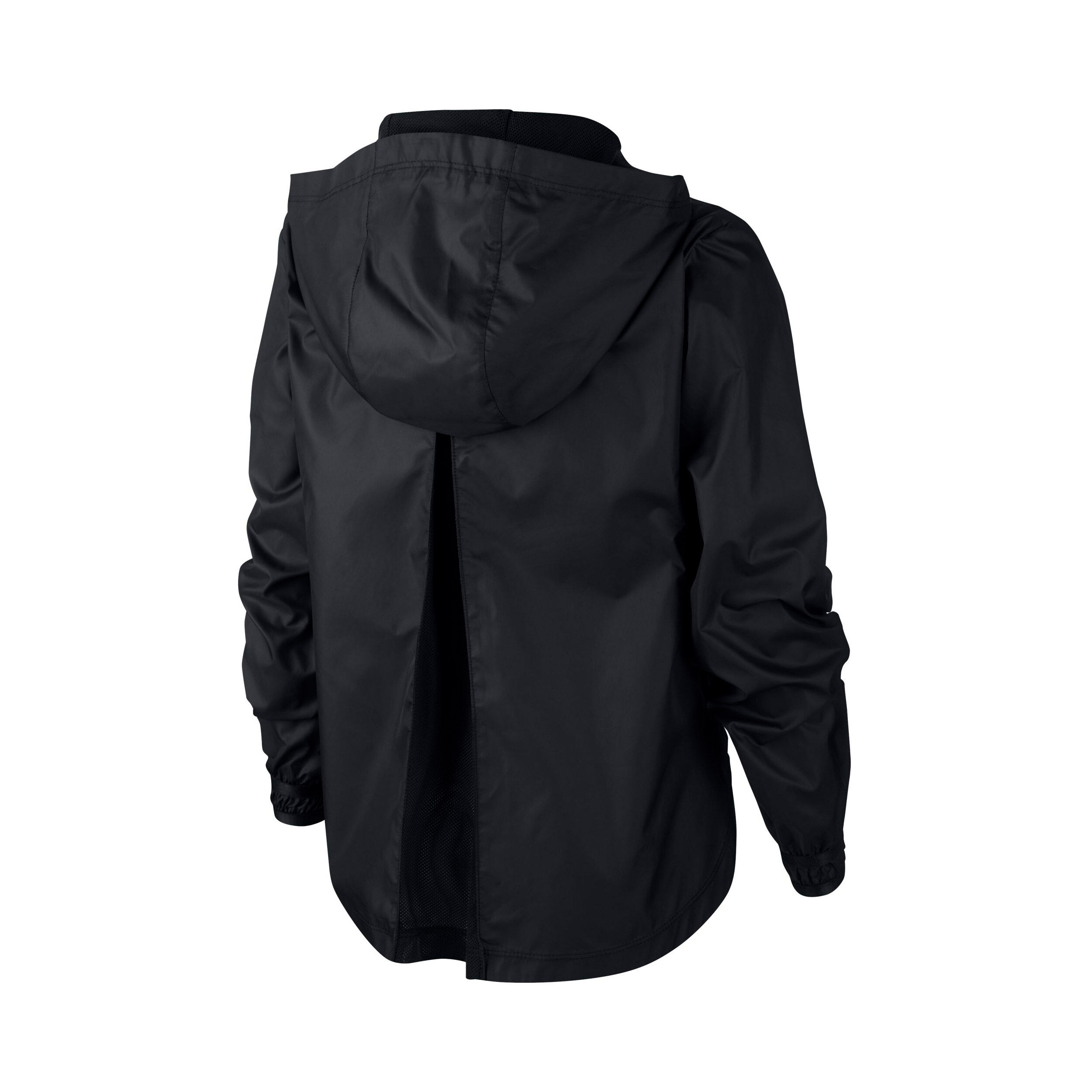 nike jacket windrunner black and white