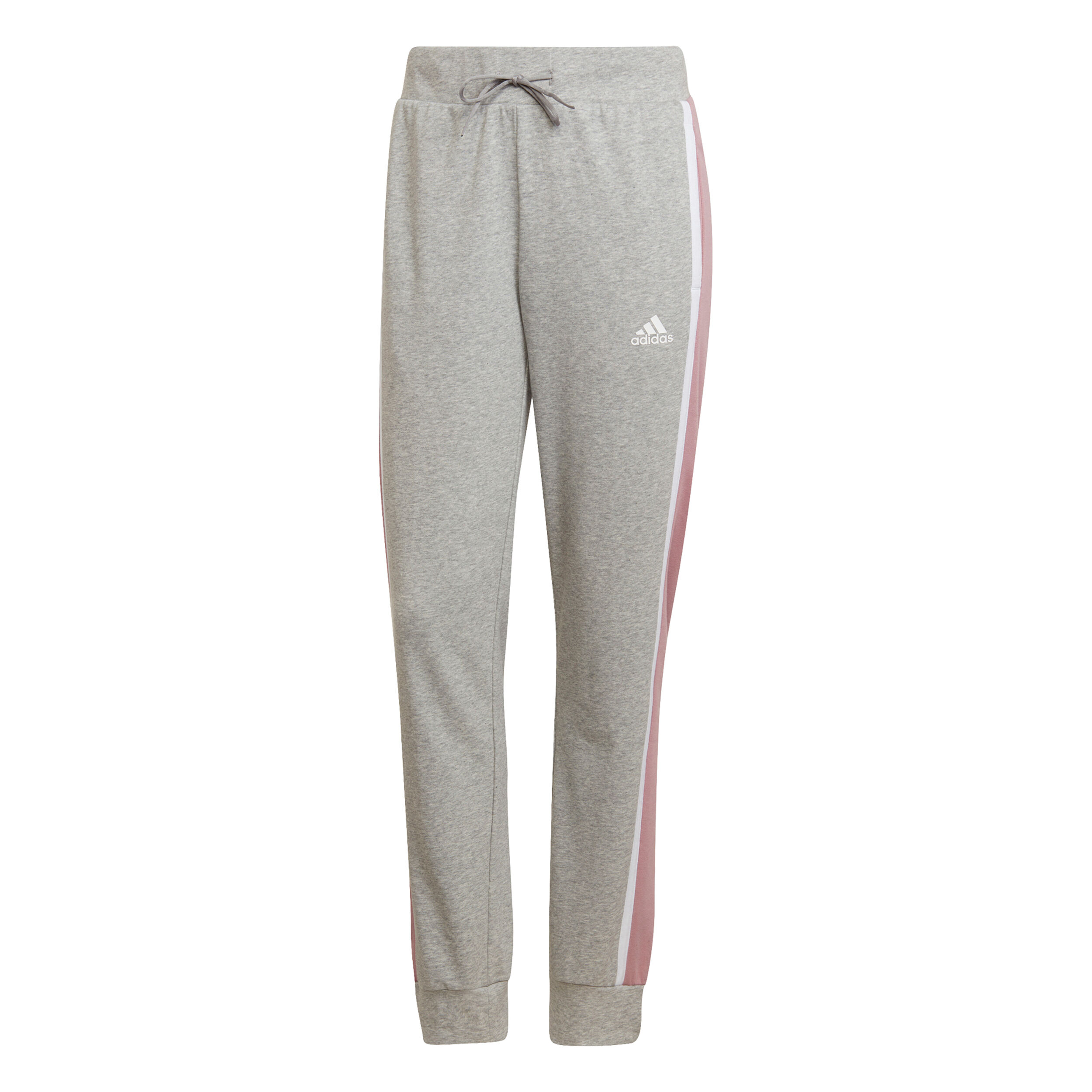 Womens grey and pink adidas tracksuit hot sale