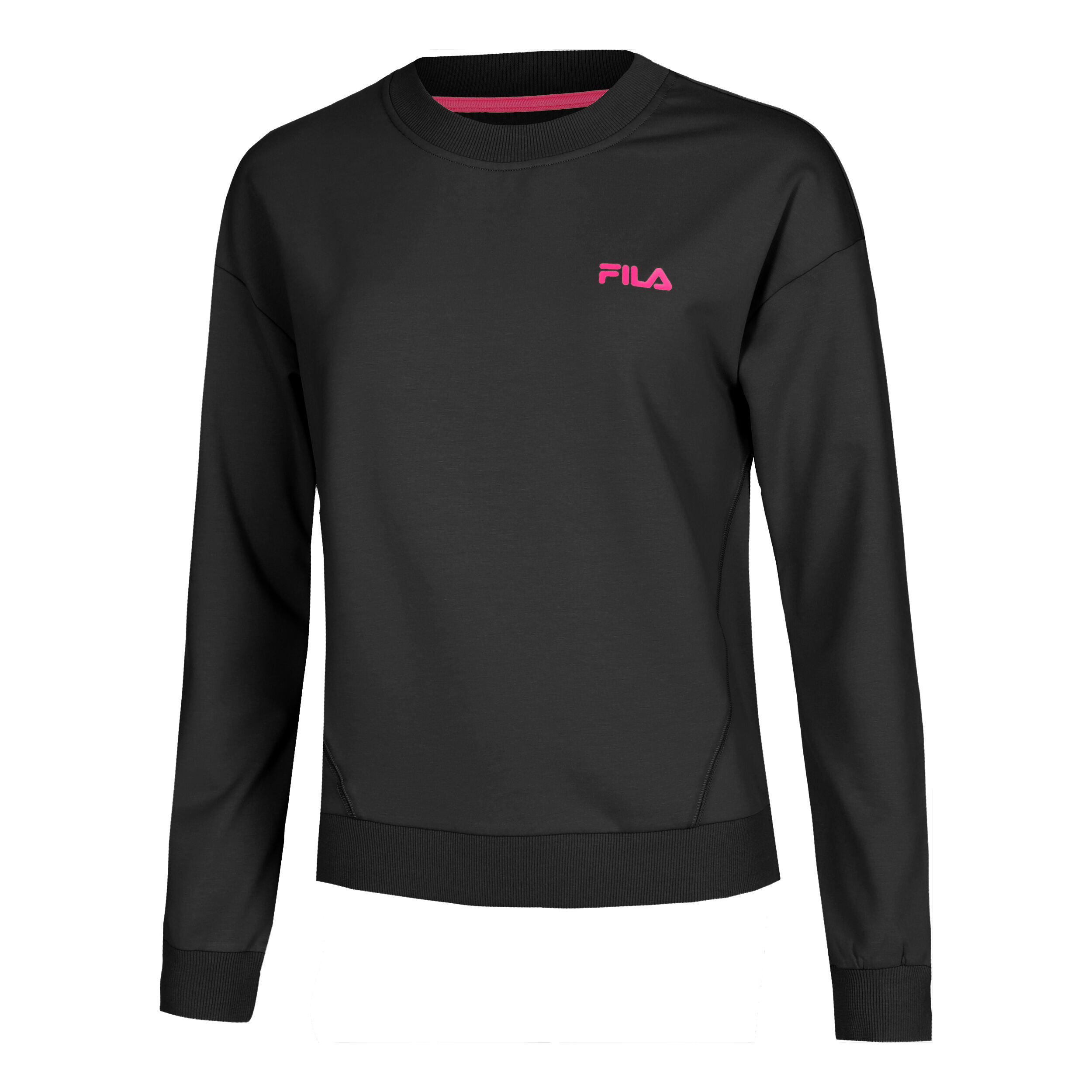 Women's fila black sweatshirt discount