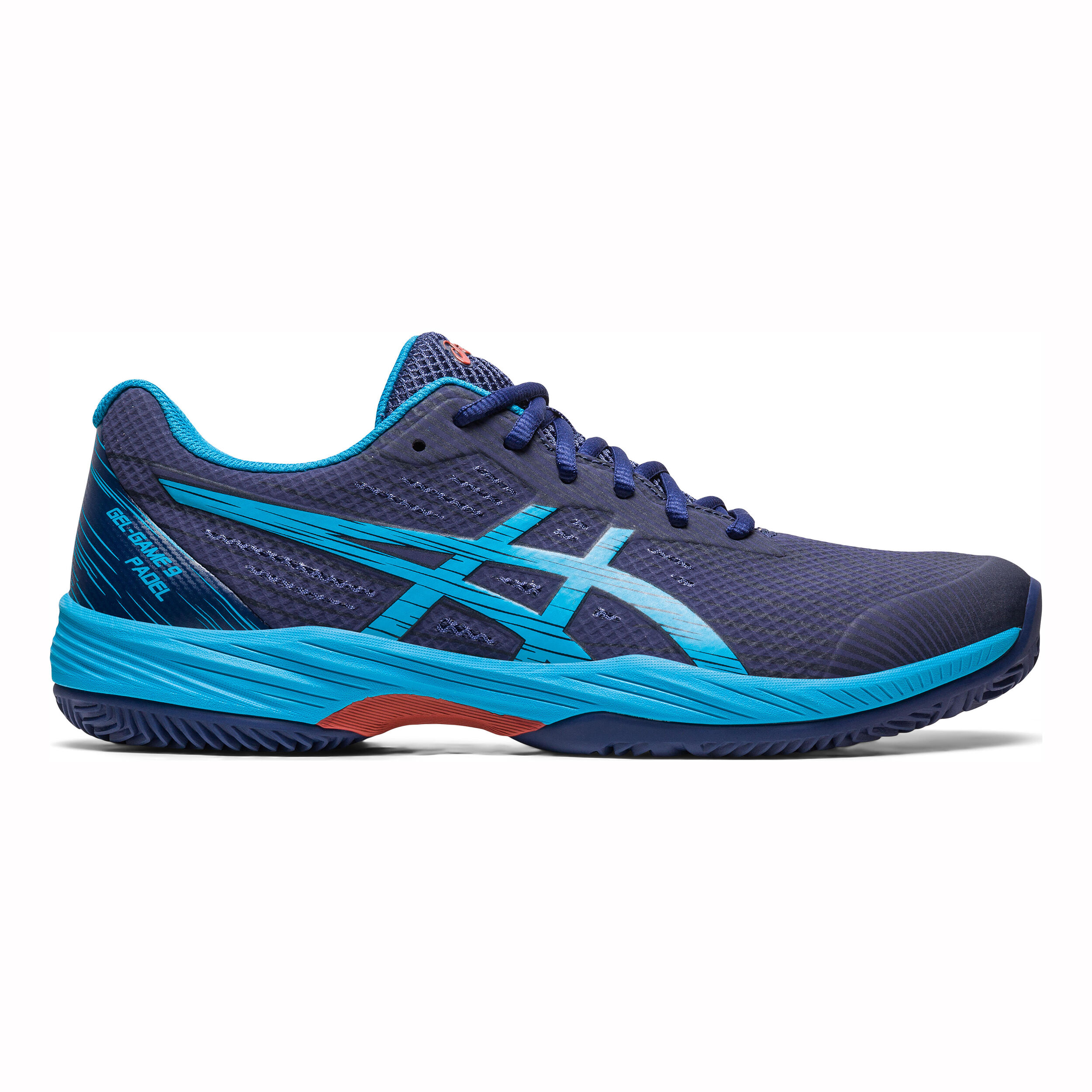 Gel Game 9 Padel Shoe Men Dark Blue Turquoise