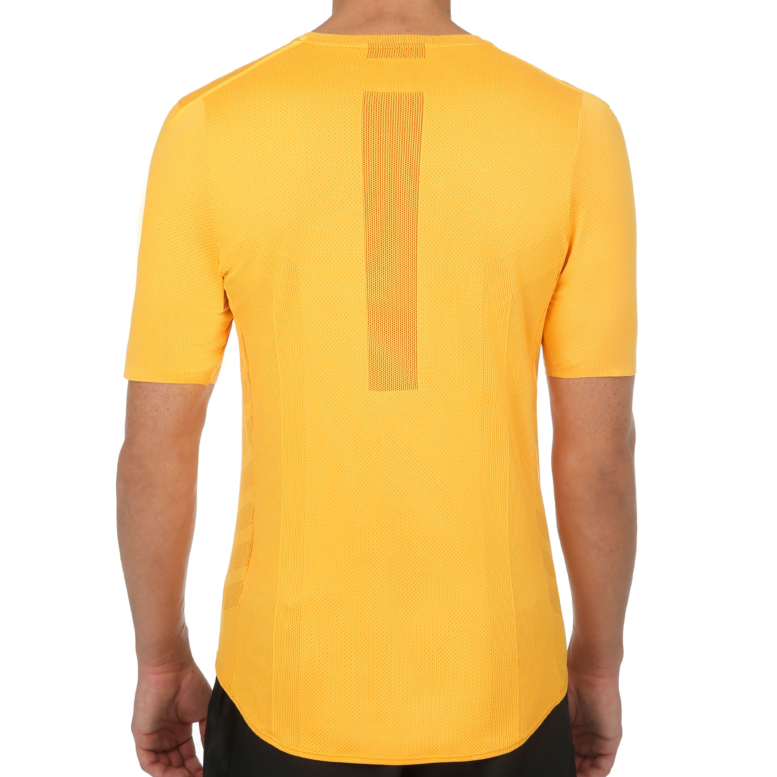 Rafael Nadal Court AeroReact T Shirt Men Orange Lightgrey