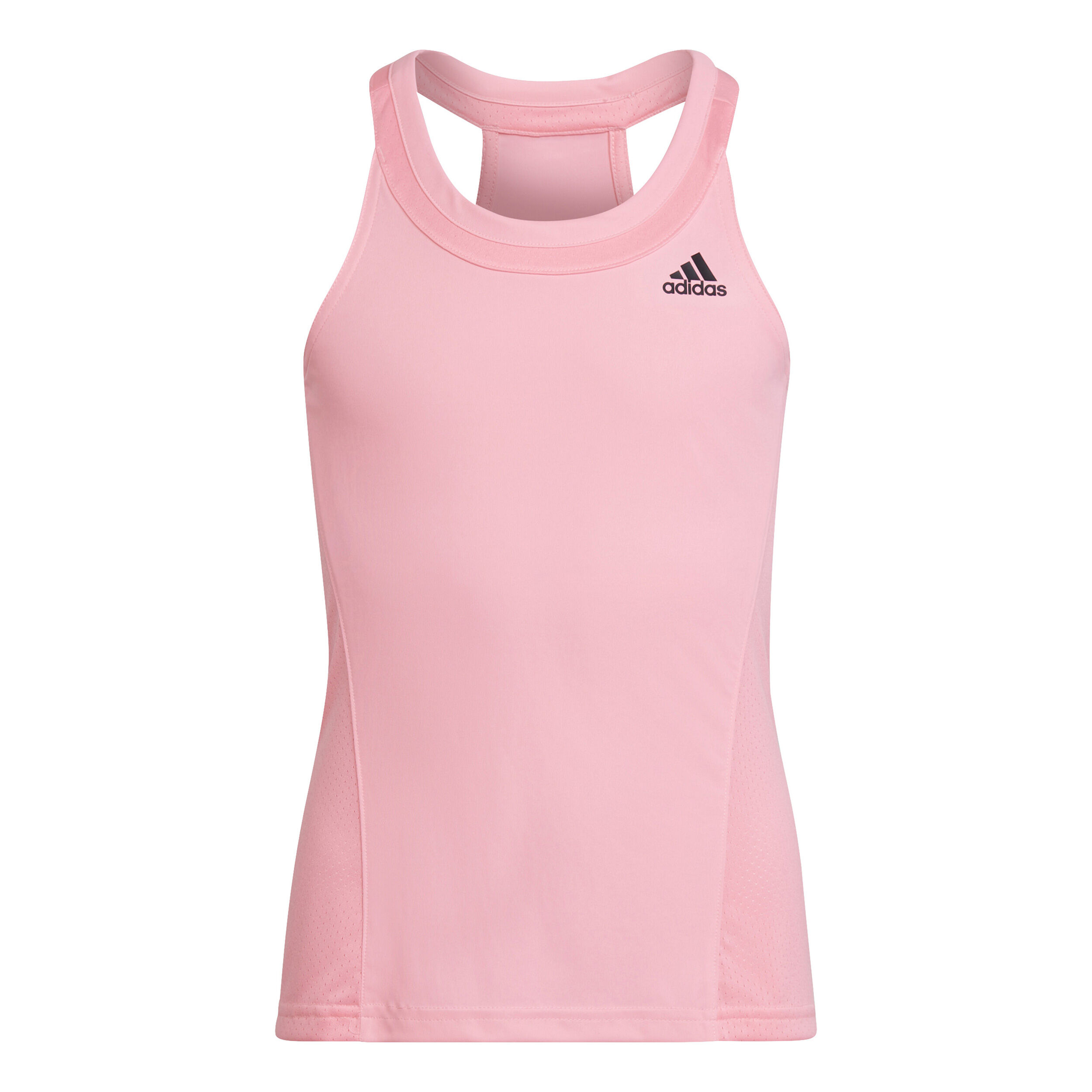 Girls pink adidas top shop