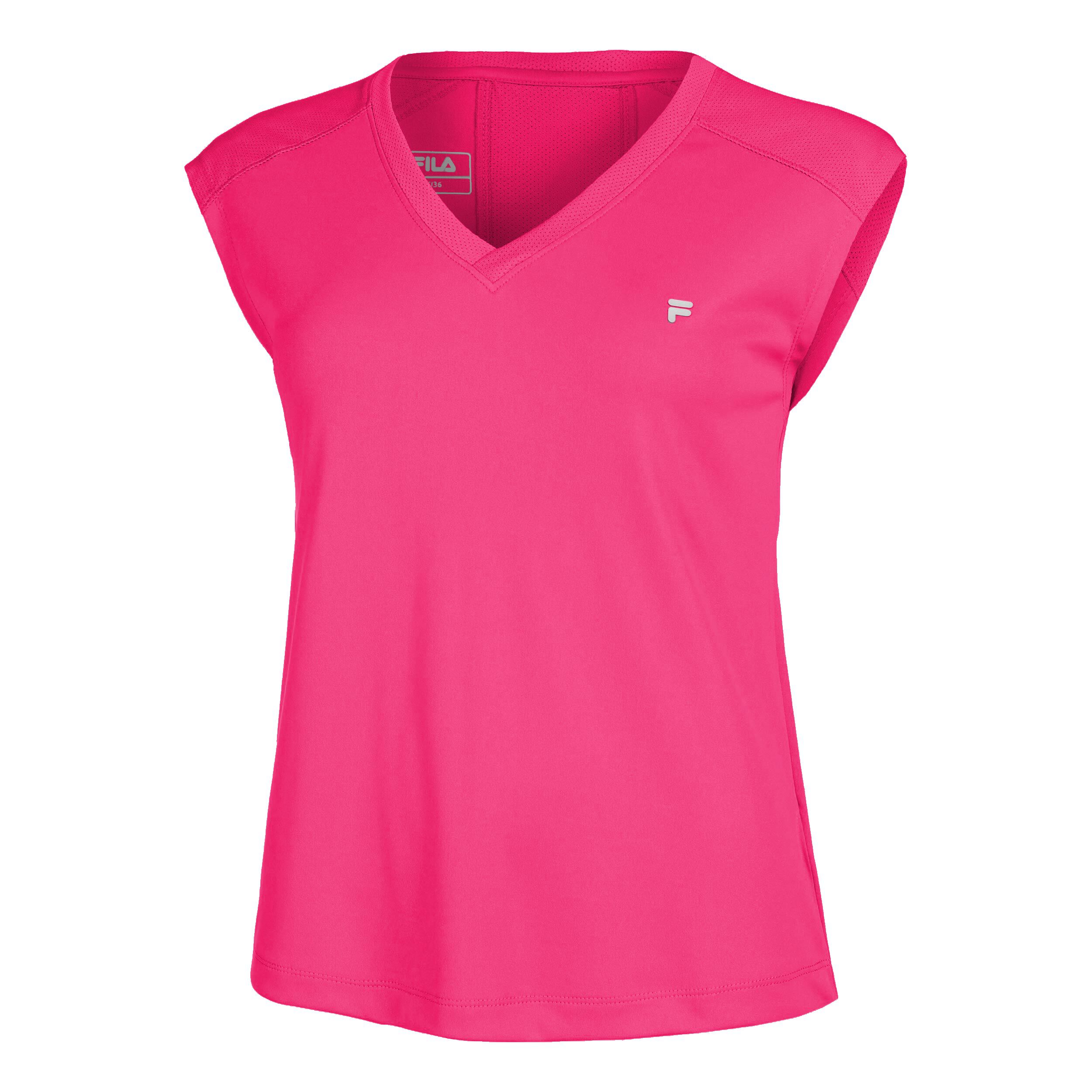 Hot pink fila shirt new arrivals