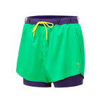 Ronhill Clothing Ronhill Tech Distance Twin Running Shorts Women-Green,Violet