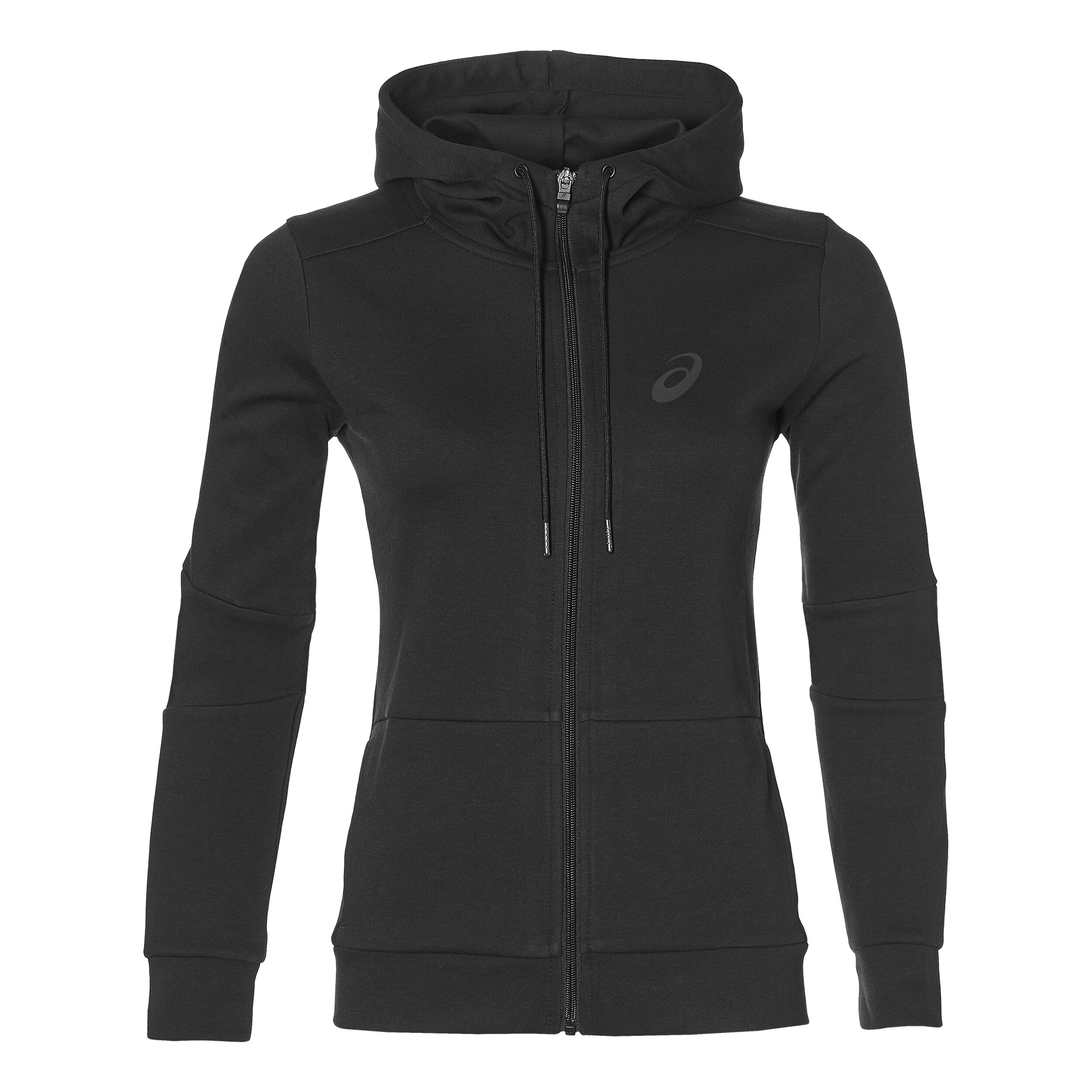 Buy ASICS Tailored Zip Hoodie Women Black Dark Grey online