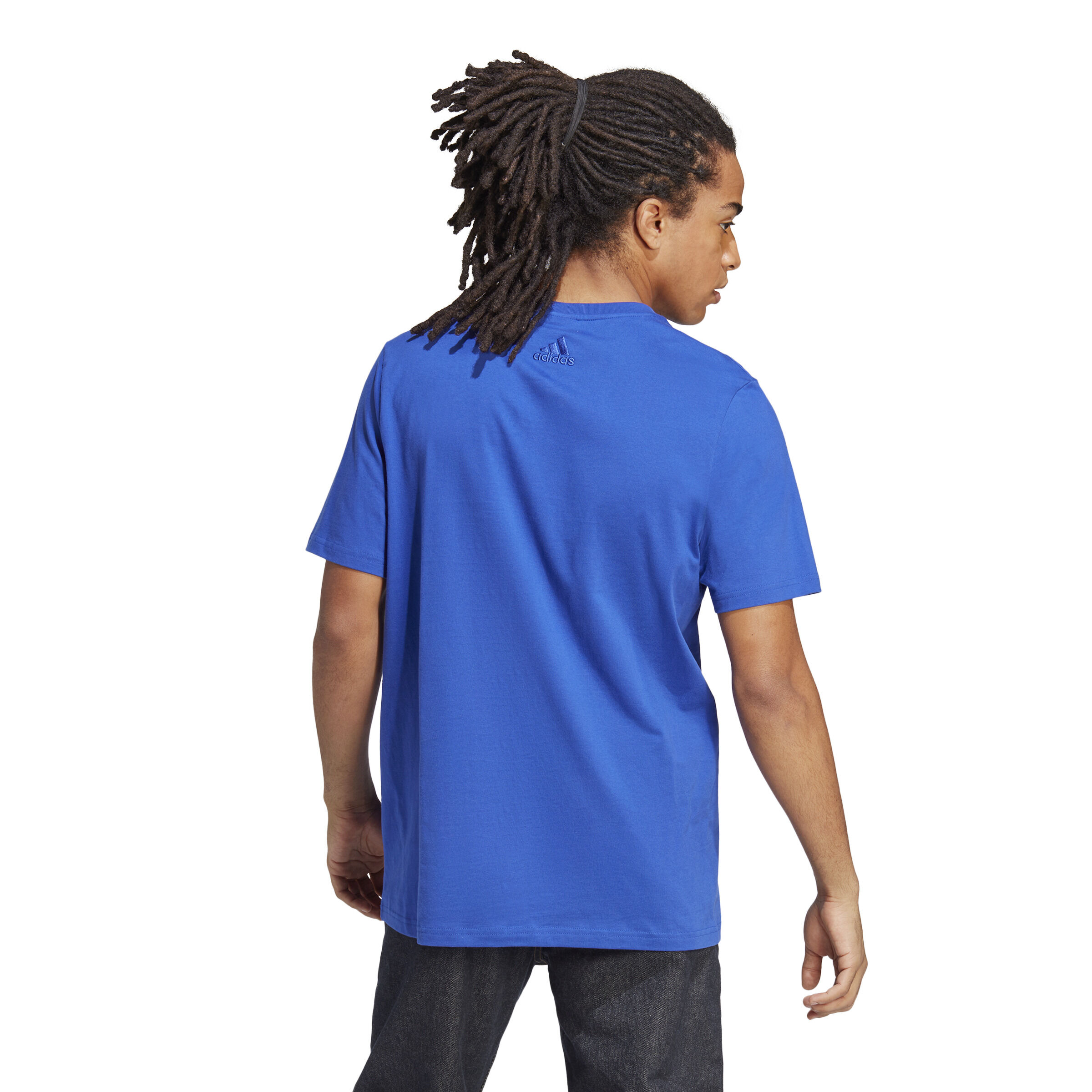 Royal blue sale adidas shirt