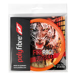 Polyfibre Polyfibre Firerage Ribbed 12m String Set-Red
