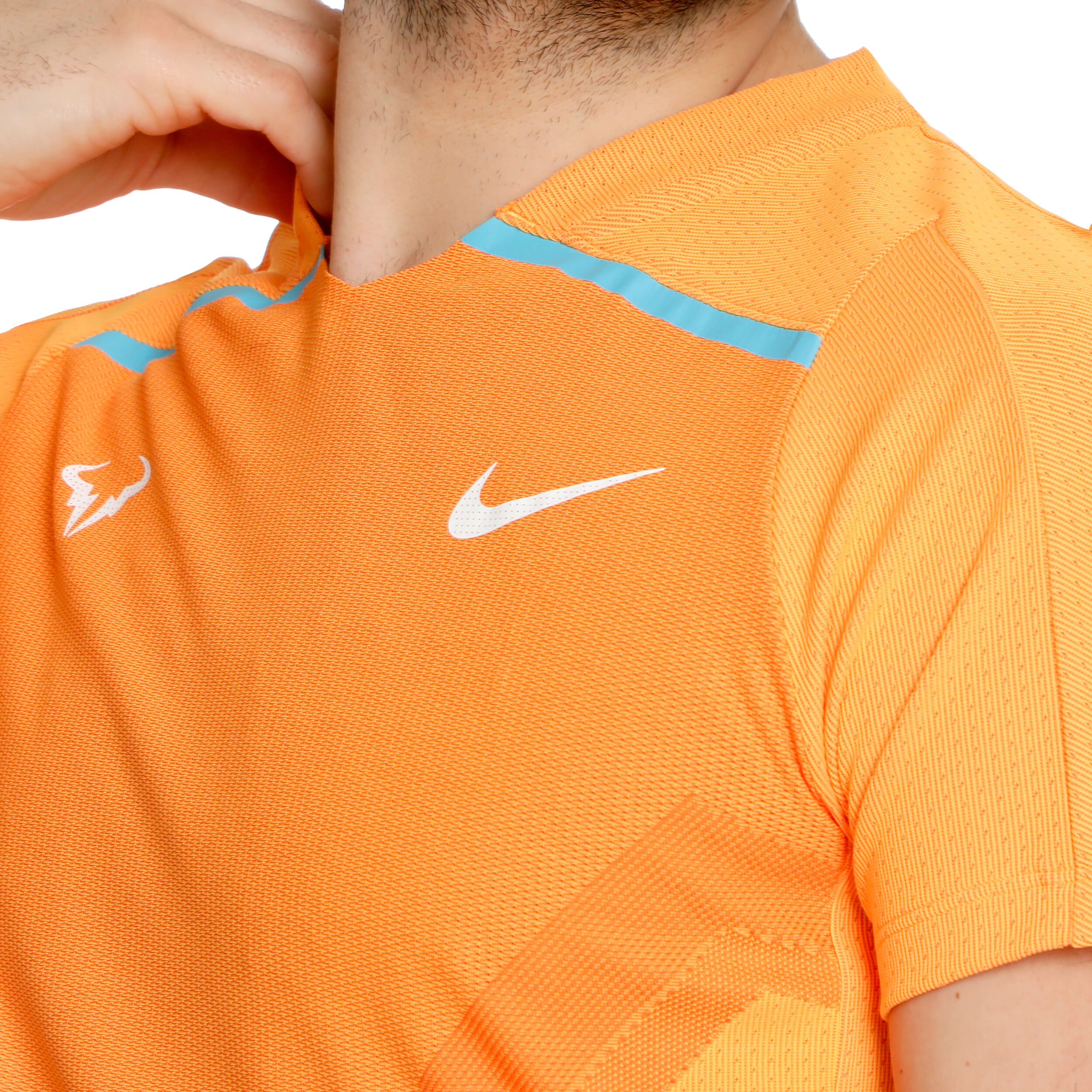 Buy Nike Dri Fit Advantage RAFA Court T Shirt Men Orange online