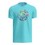 BIDI BADU Clothing BIDI BADU Kaleido Chill T-Shirt Men-Turquoise