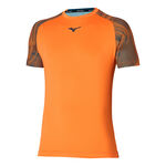 Mizuno Clothing Mizuno Charge Shadow T-Shirt Men-Orange