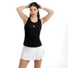 Crew Racerback Tank Top Women-black