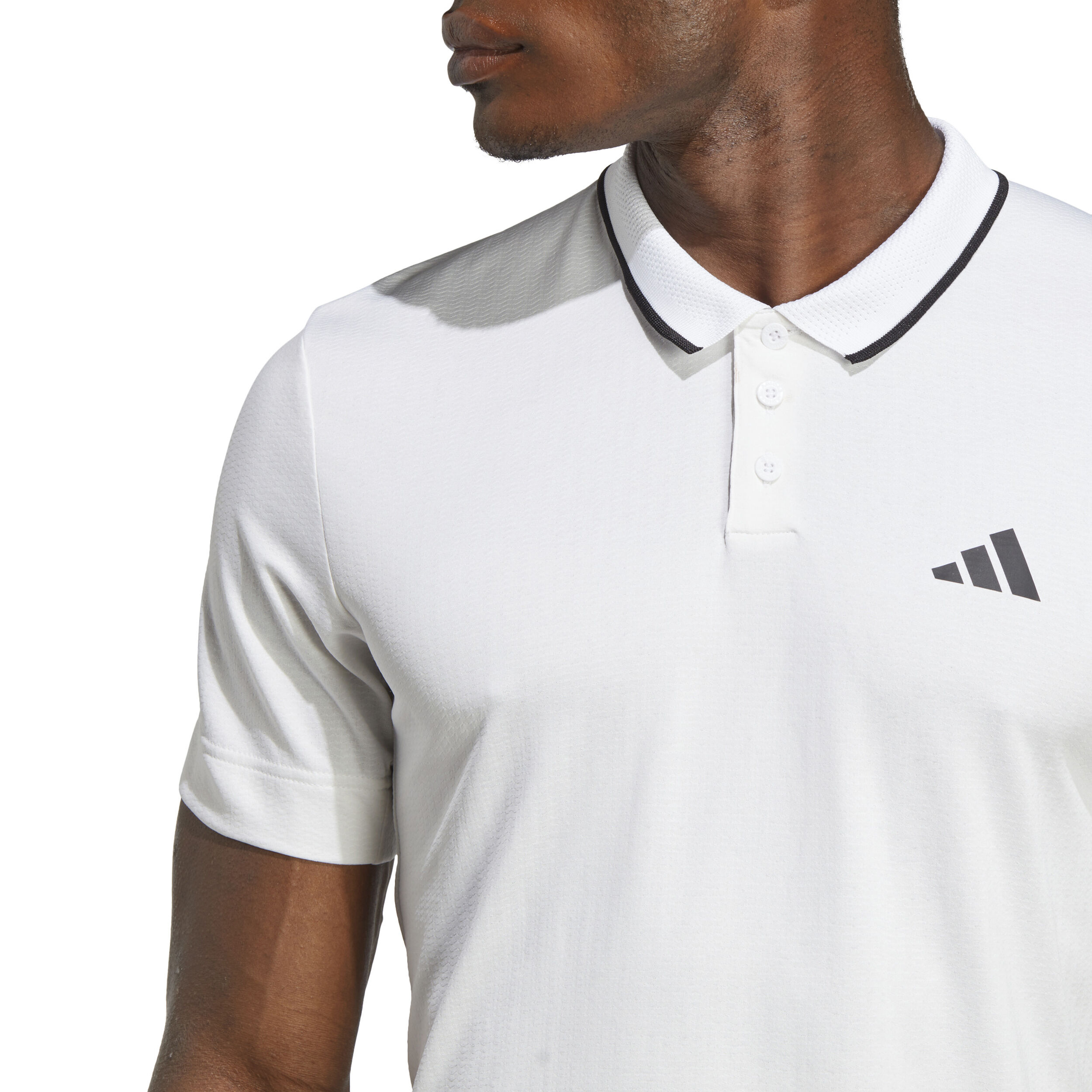 Adidas white shop polo shirt mens