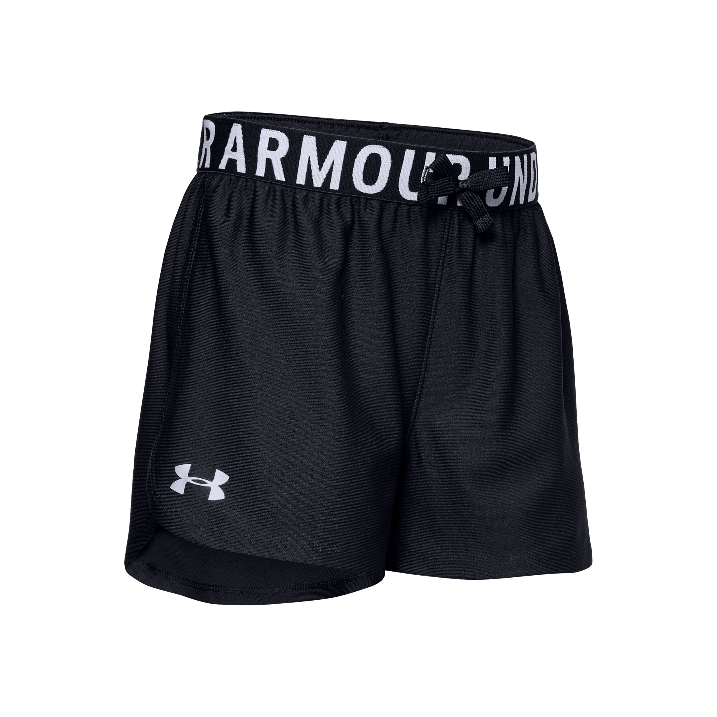 Under armour girls top black shorts