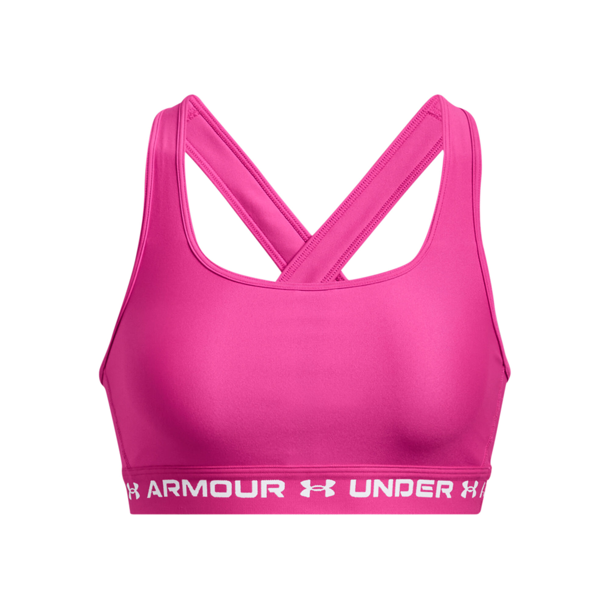 Buy Under Armour Crossback Mid Sports Bras Women Pink, White online