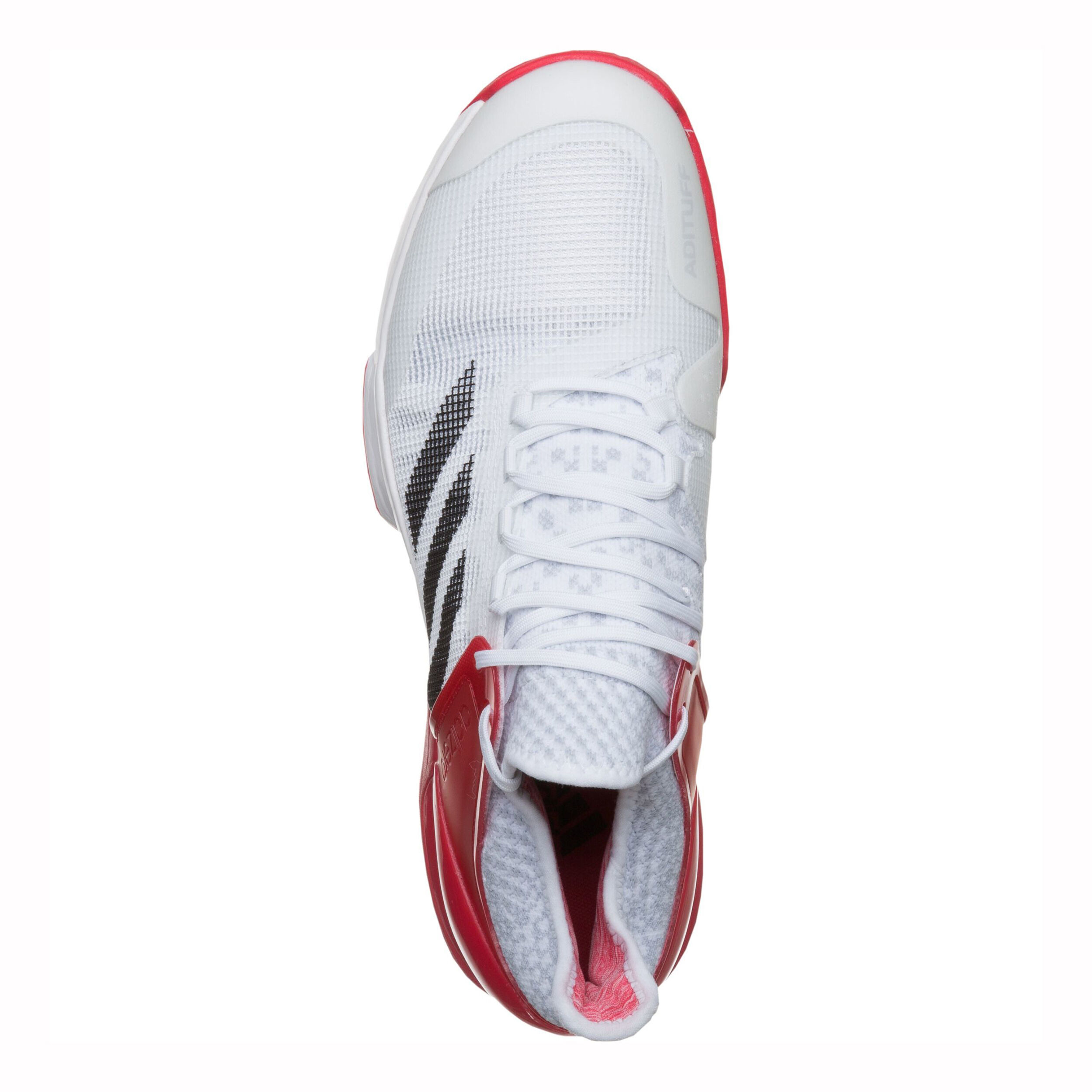 Men's adizero ubersonic 2 tennis best sale shoes white and active red