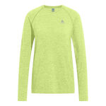 Odlo Clothing Odlo Essential Seamless Long Sleeve Women-Lime
