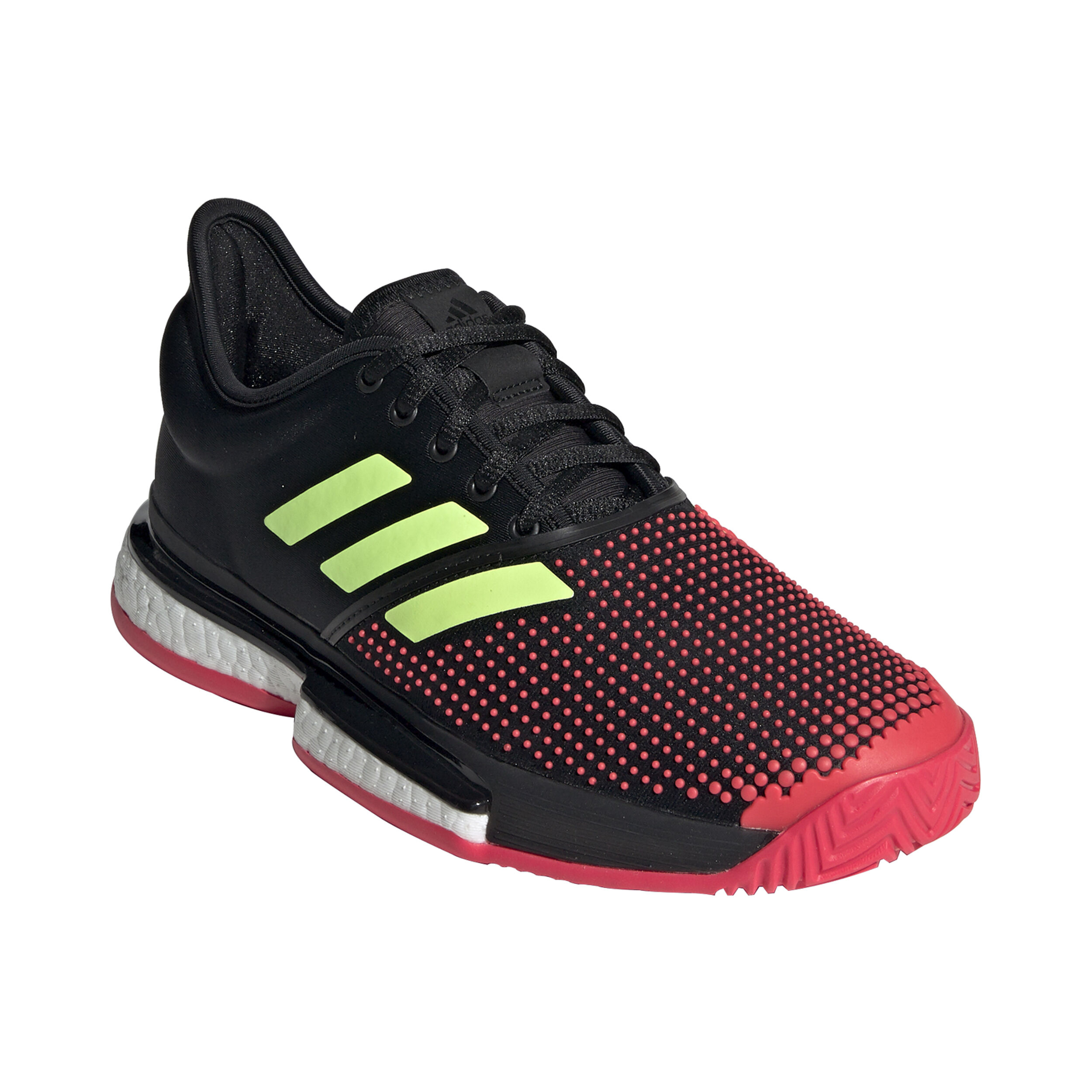 SoleCourt Boost All Court Shoe Women Black Red