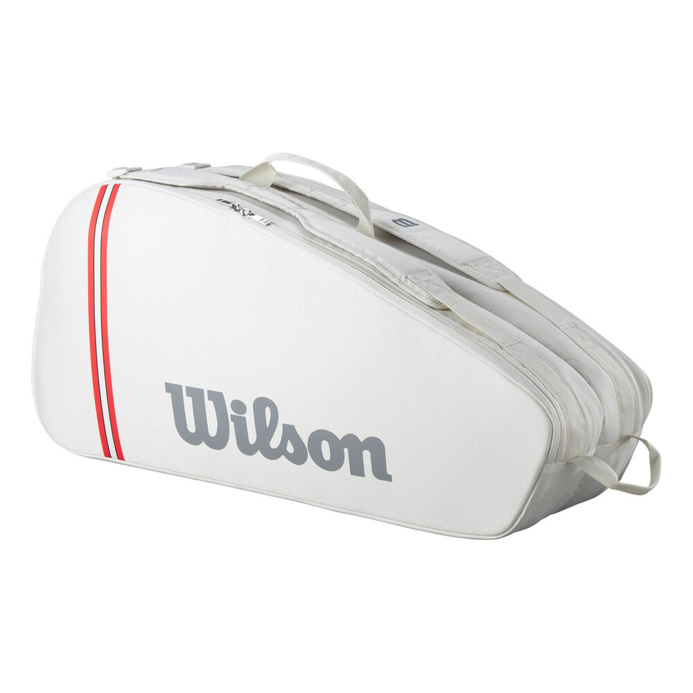 Wilson Tour Racket Bag 6 Pack-White white Wilson Tour Racket Bag 6 Pack-White white