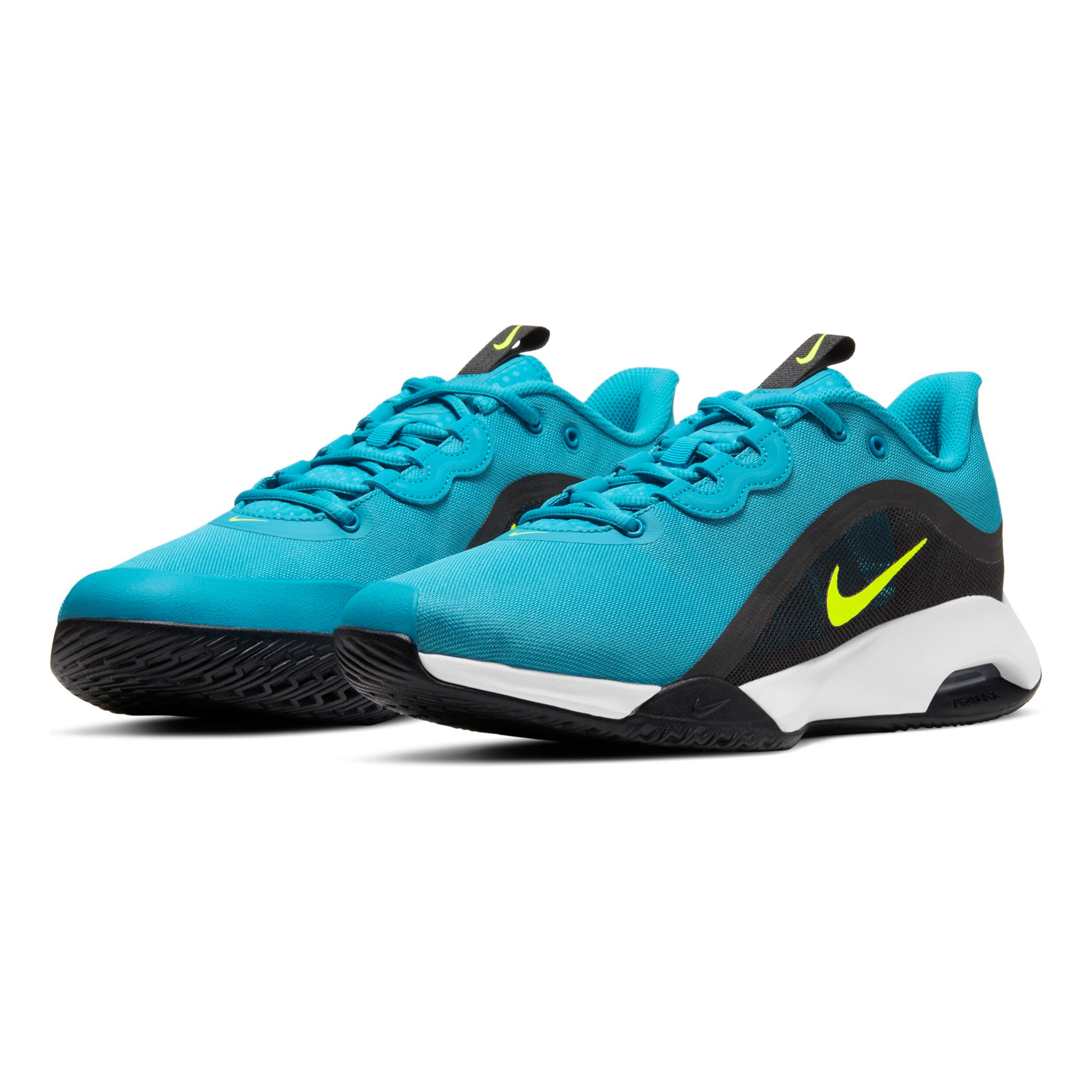 turquoise and black air max
