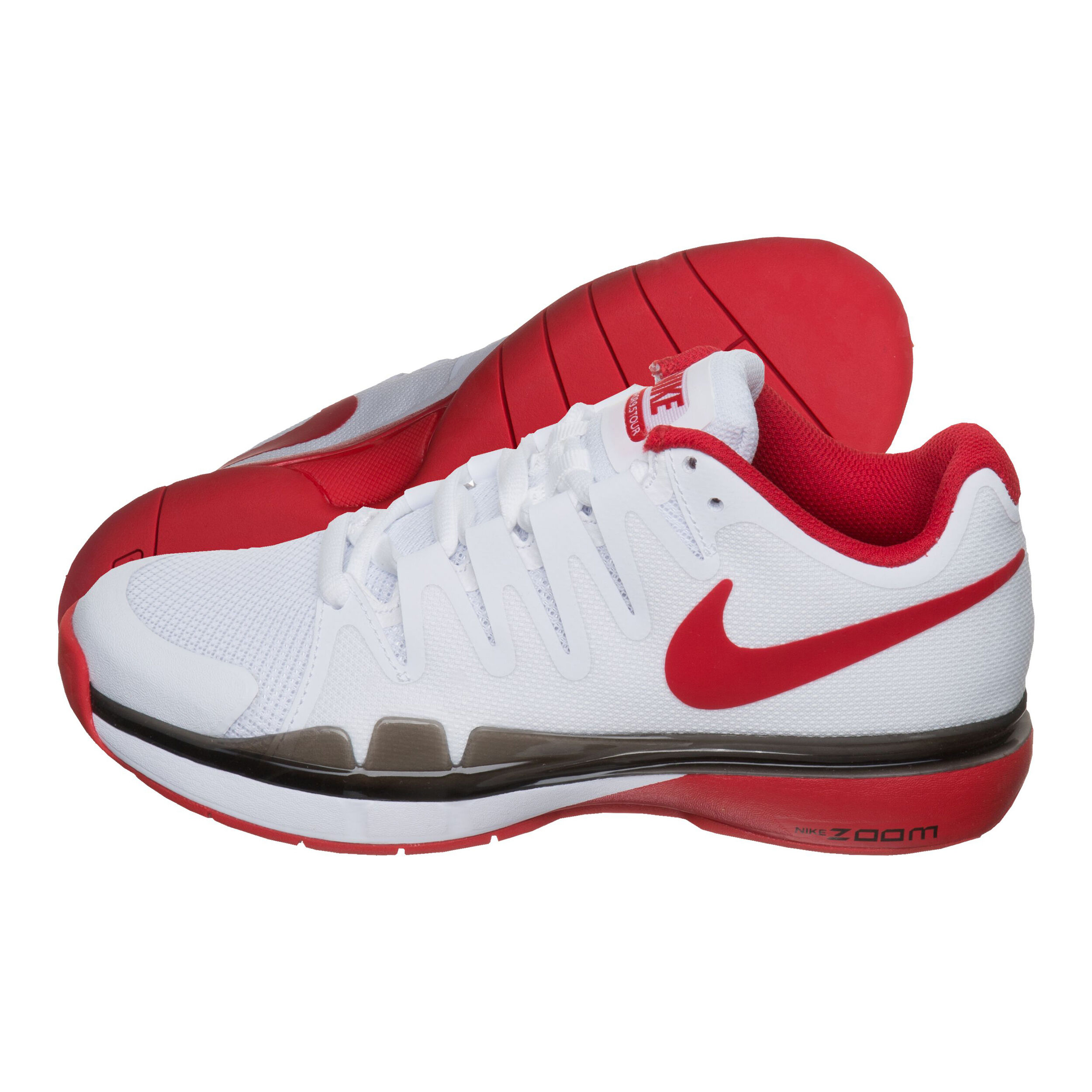 Zoom Vapor 9.5 Tour Carpet Shoe Kids White Red