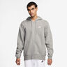 Club Bb Full-Zip Zip Hoodie Men - grey, 