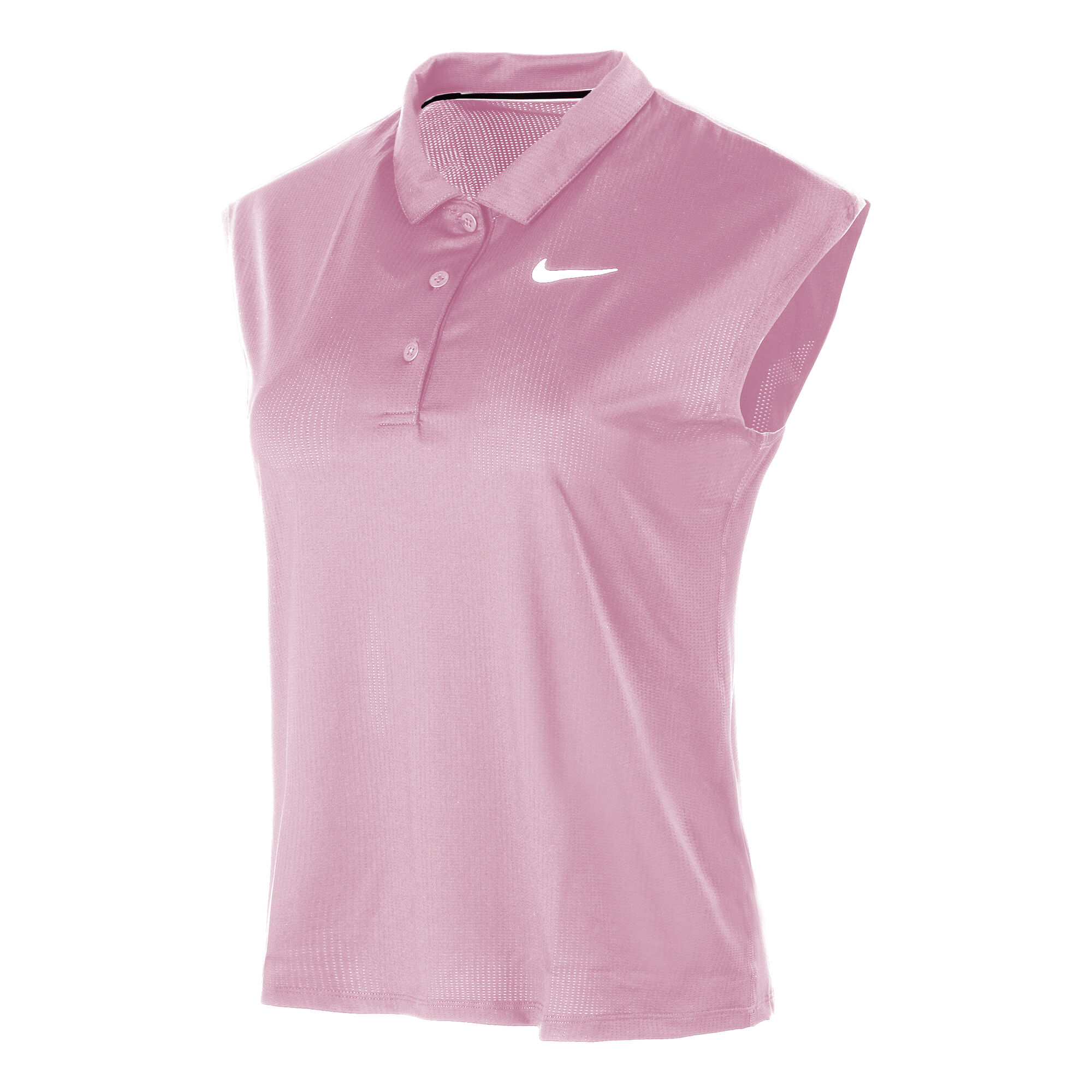 nike dri fit pink polo
