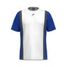 Club Tech T-Shirt Boys-White,Dark Blue