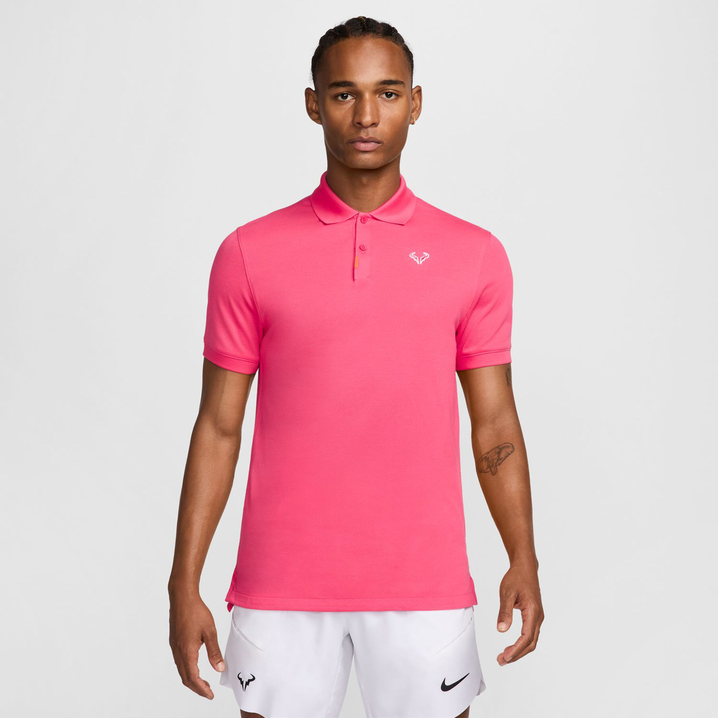 Pink nike polo shirt deals