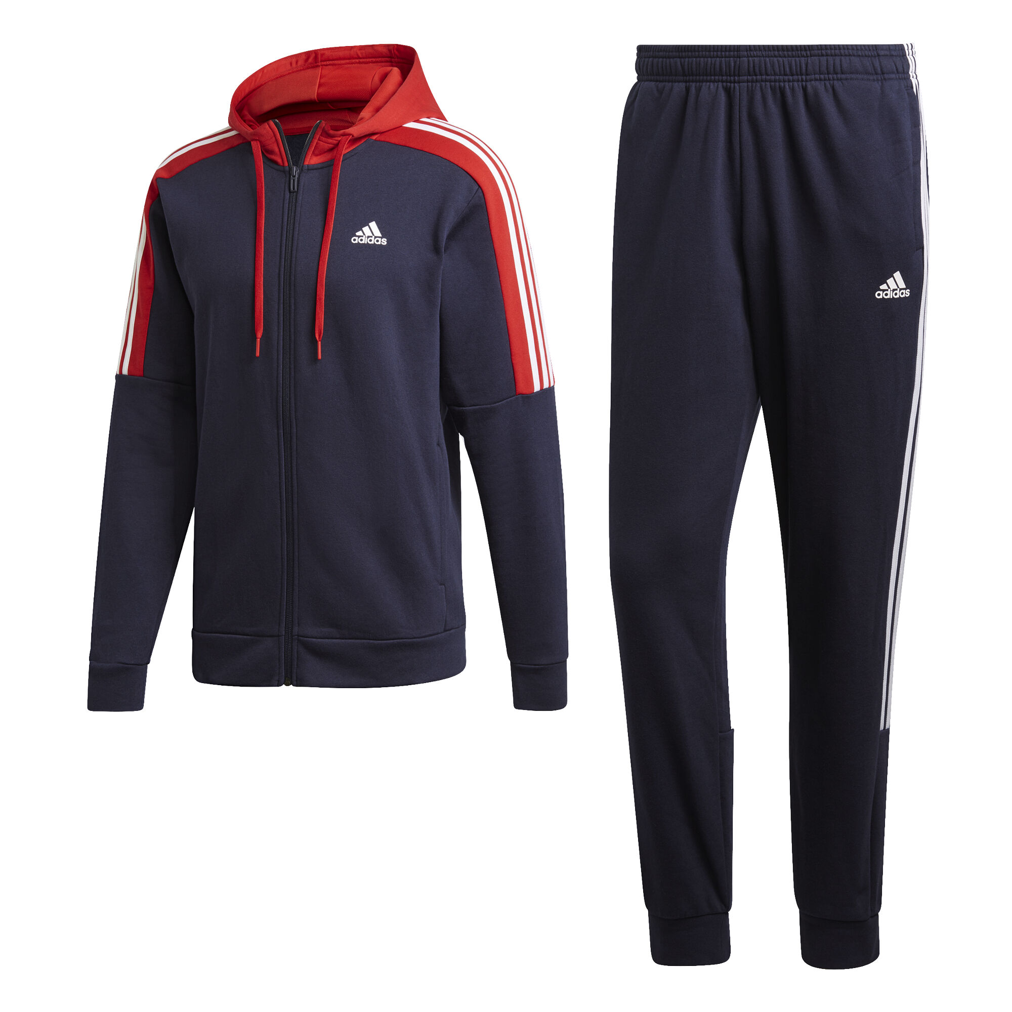 Adidas blue and red tracksuit deals
