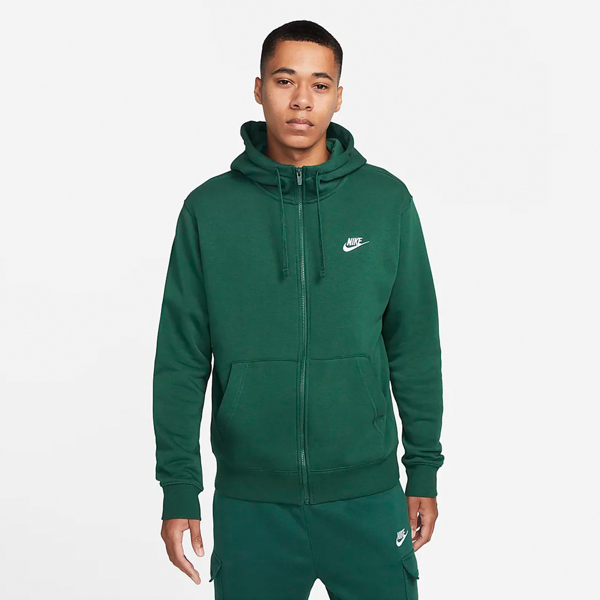 Buy Nike Sportswear Club Zip Hoodie Men Green online Tennis Point UK
