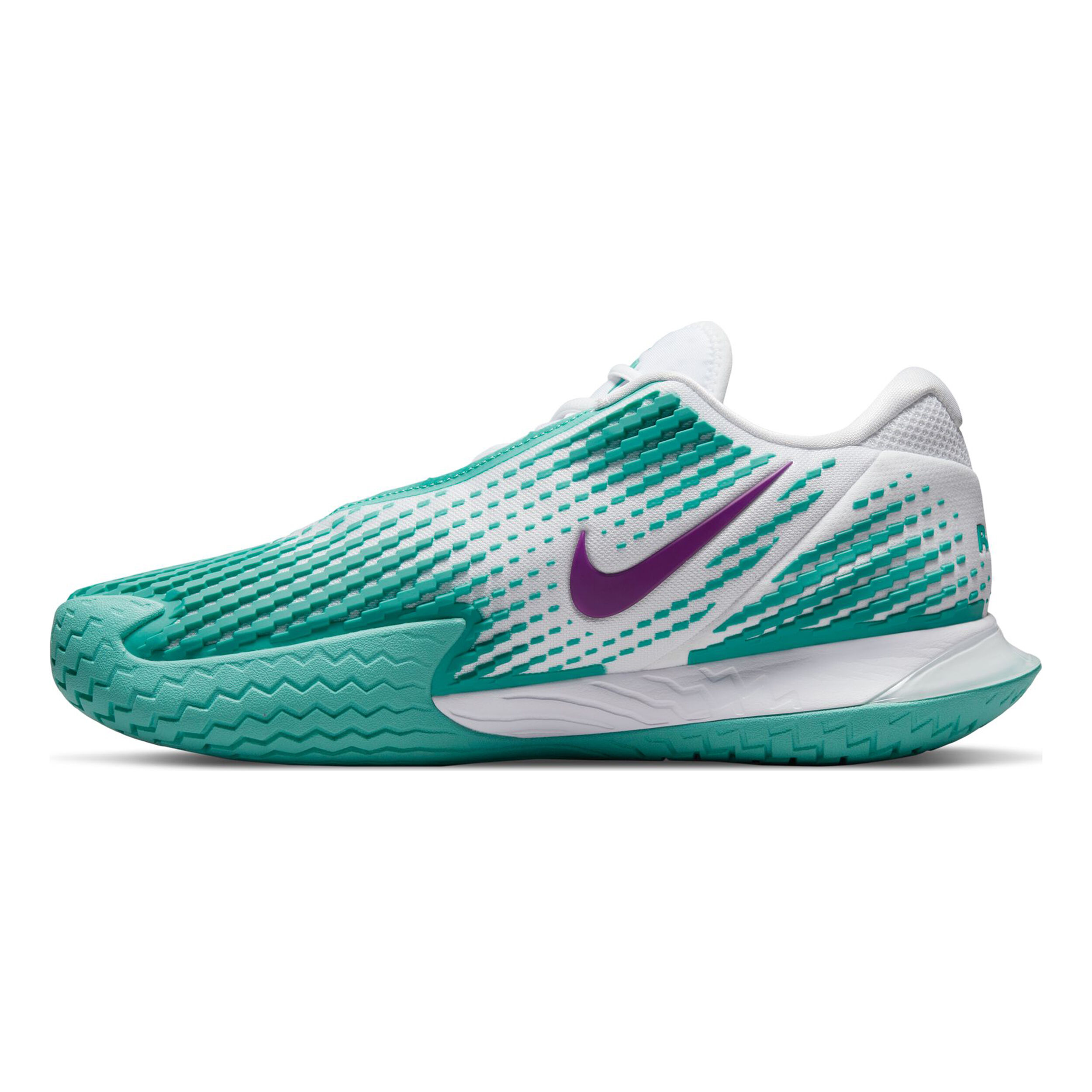 Rafael Nadal Court Vapor Zoom Cage 4 All Court Shoe Men White Green