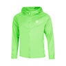 Crew Hood Training Jacket Boys-Neon Green
