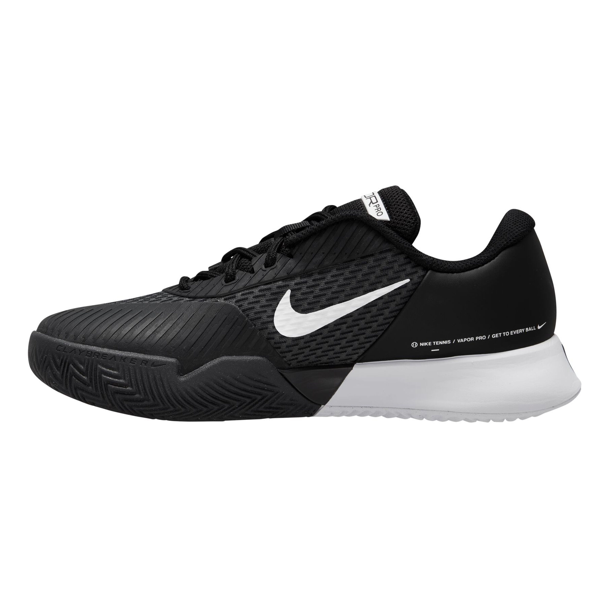 Nike Zoom Vapor Pro 2 Clay Court Shoe Women Black, White | Tennis