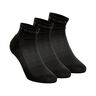 Core Dry Mid Running Socks 3 Pack-Black