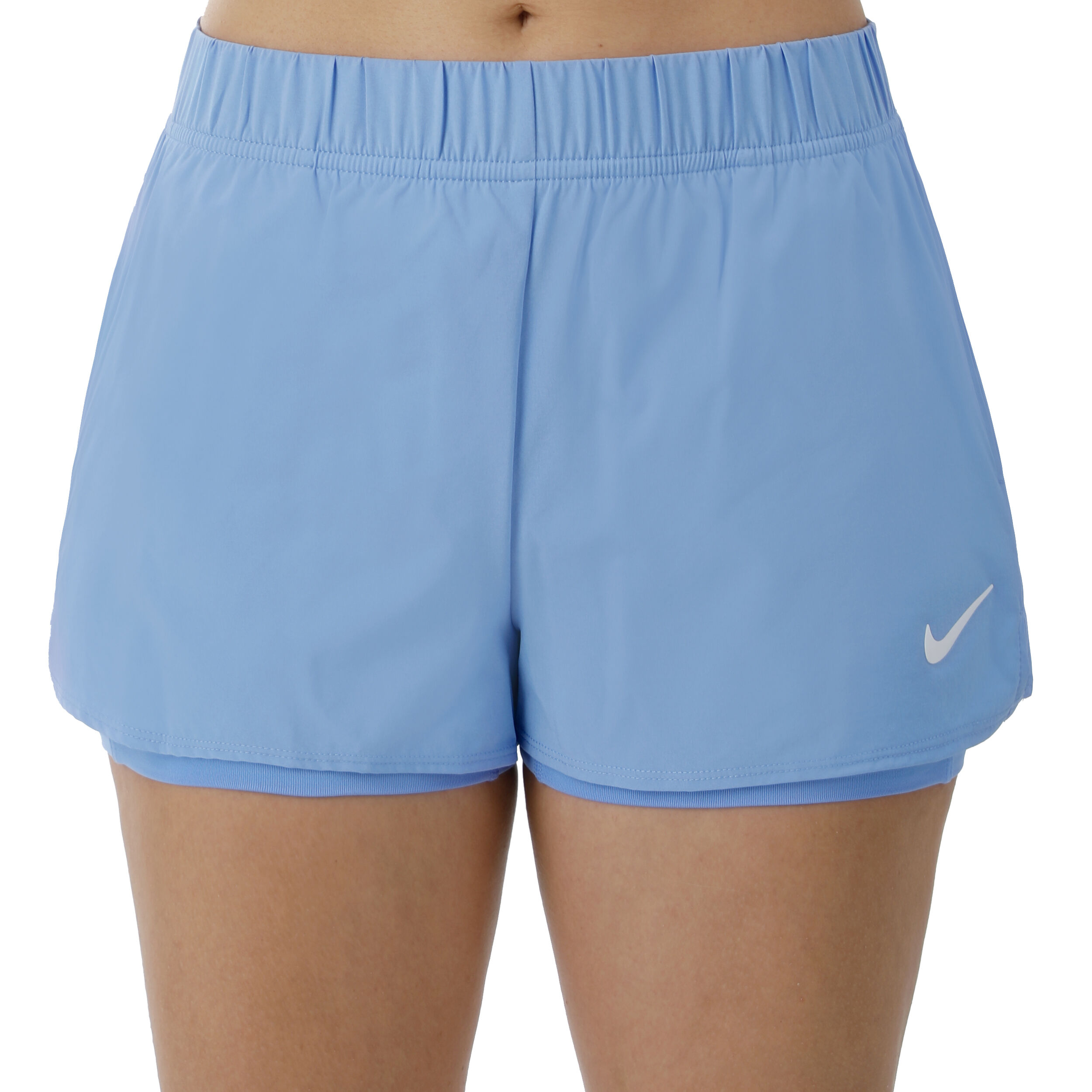 Light blue nike top shorts womens