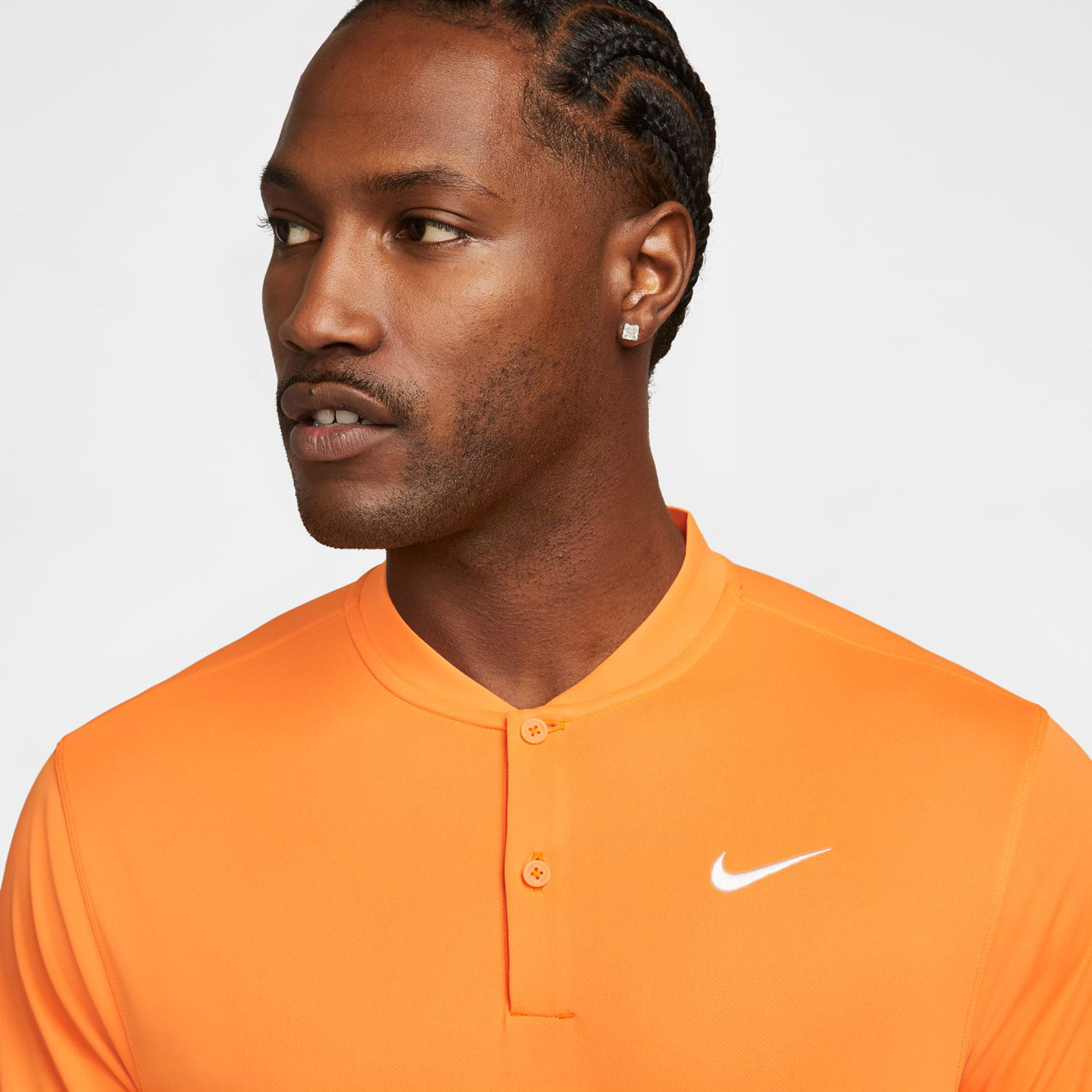 Orange dri fit deals polo