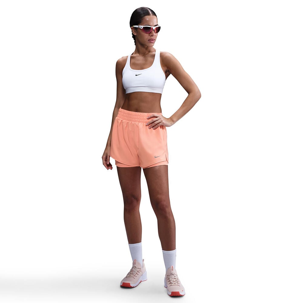 Nike One Dri-FIT High Rise 3in 2N1 Ball Shorts Women apricot