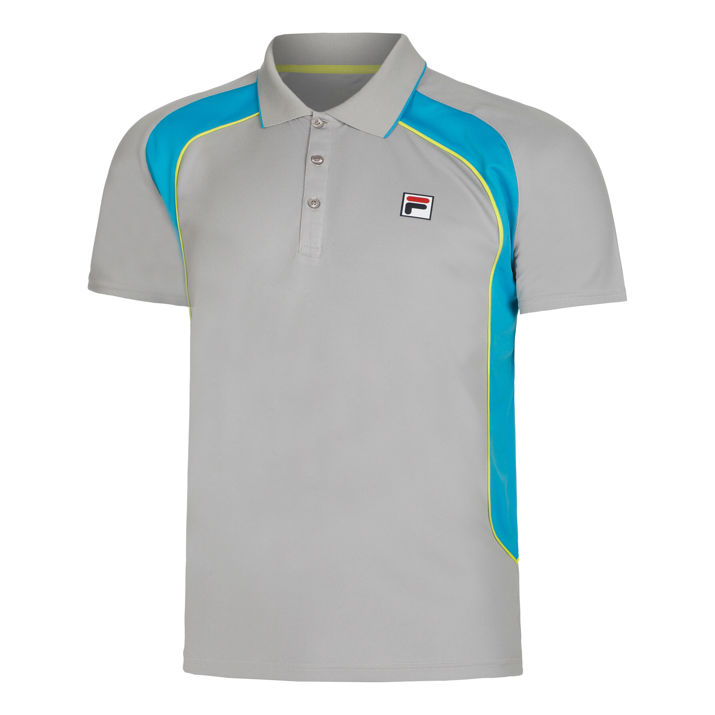 Buy Fila Harrison Polo Men Silver Turquoise online Tennis Point UK