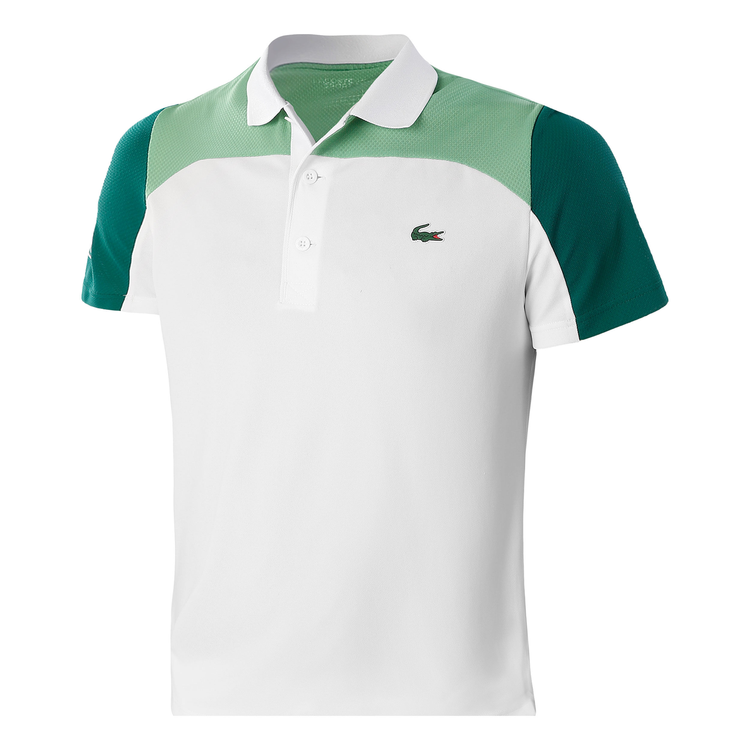 Polo Men White Light Green