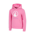 Quiet Please Hoody Quiet Please Crushaseline Logo Hoody Girls-pink, white