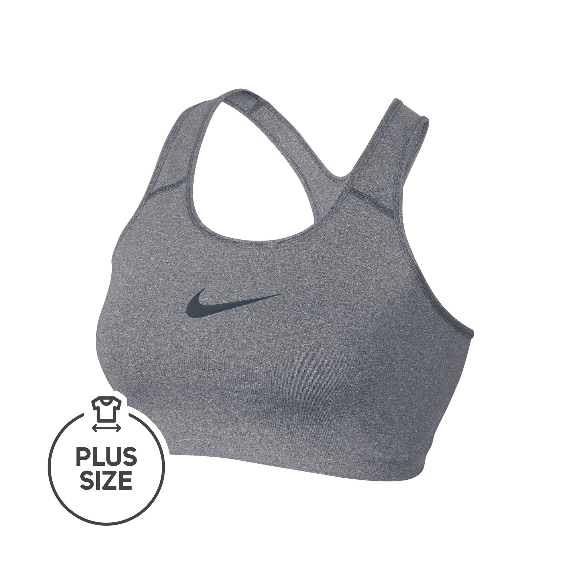 Buy Nike Plus Size Sports Bras Women Dark Grey, Black online