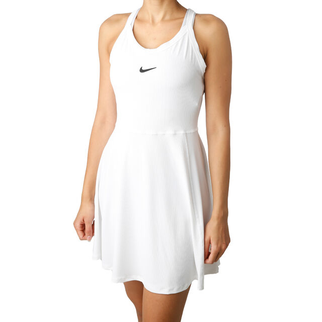 buy Nike Court Dry Dress Women - White, Black online | Tennis-Point