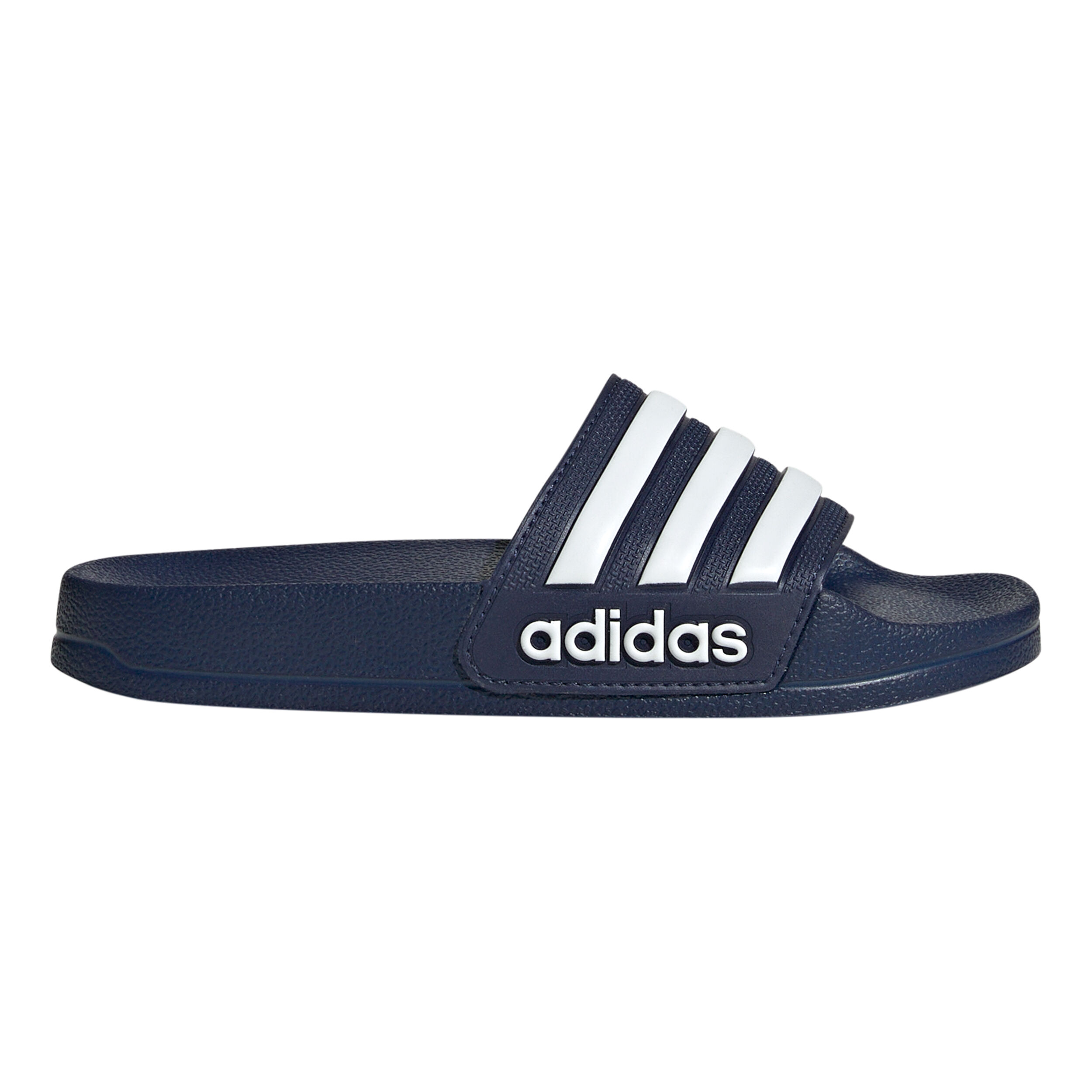 Adilette Shower Slippers Kids Dark Blue White